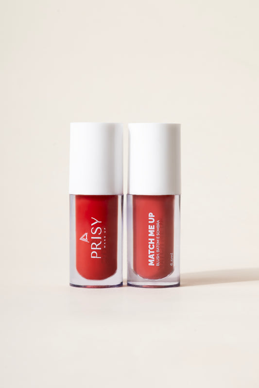 Duo Vibrante: Match Me Up Brisa Coral e Vermelho Magnético – Kit com 2 Cores