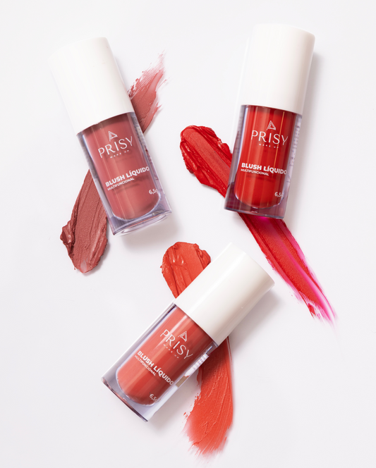Trio Despertar: Blush Multifuncional Brisa Coral, Essencial Nude e Vermelho Magnético – Kit com 3 Cores