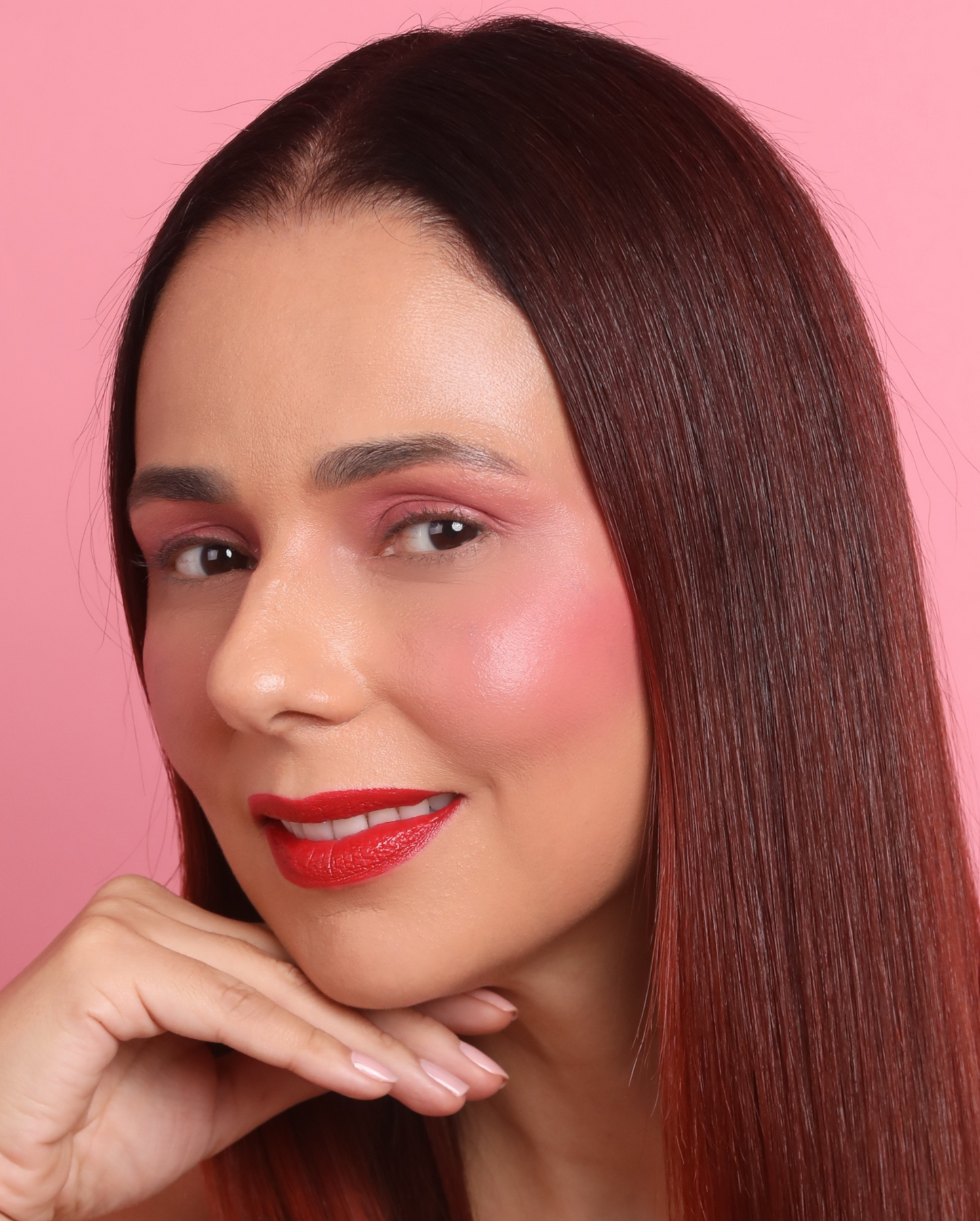 Blush Multifuncional PRISY Vermelho Magnético
